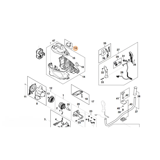STIHL  Pokrywka FA01 820 8000